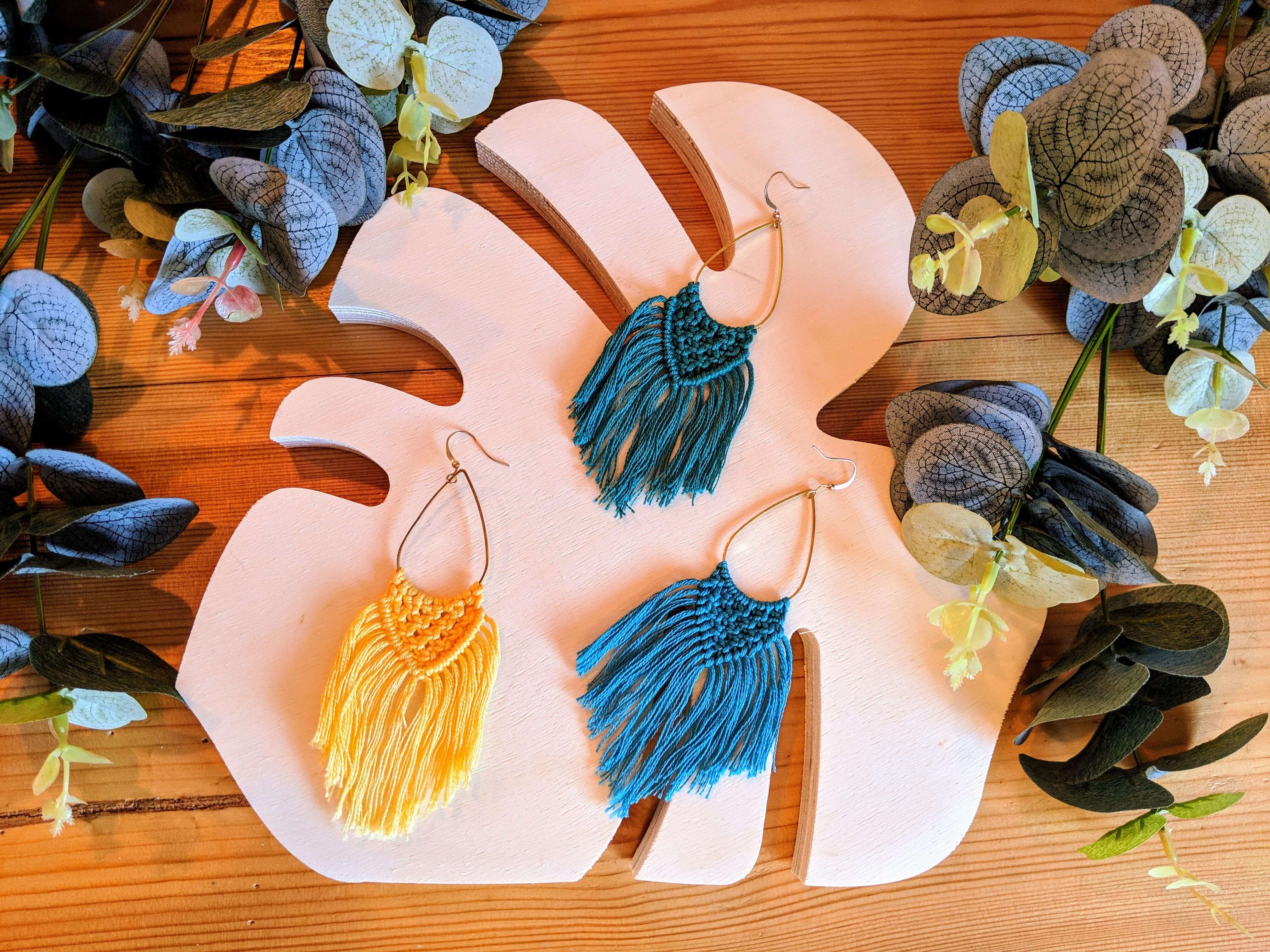 Macramé Earring Workshop with That’s What She Thread