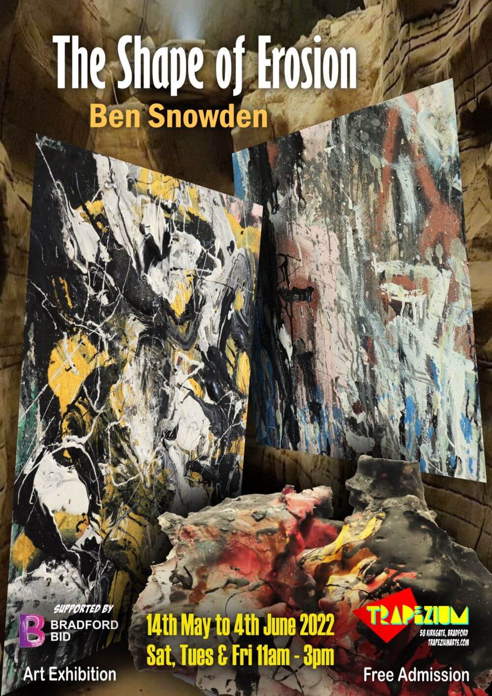 The Shape of Erosion – Solo Exhibition – Ben Snowden